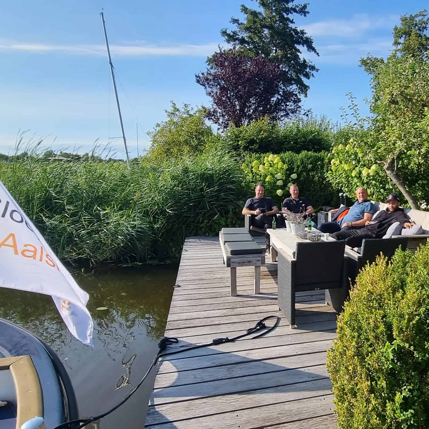Feest op het eiland