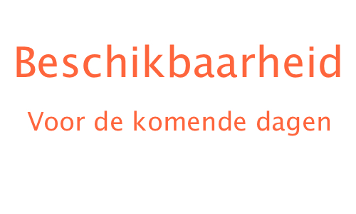 Beschikbaarheid