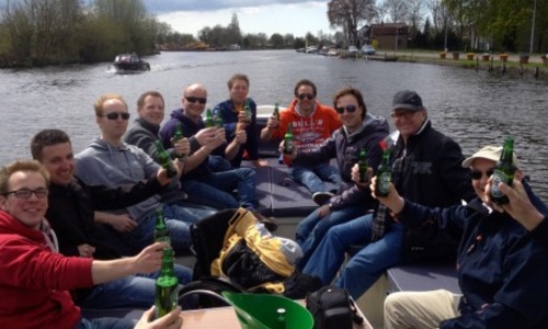 bedrijfsfeestje 2 Bedrijfsfeestje op het water